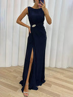 Amelia™ | Long Pleated Dress