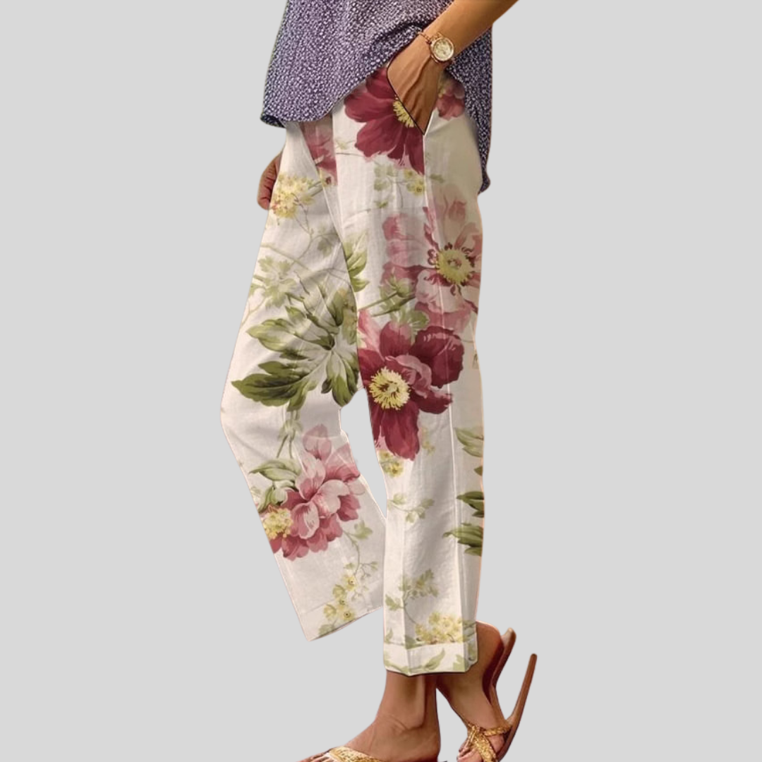 Talia | Flower Pants