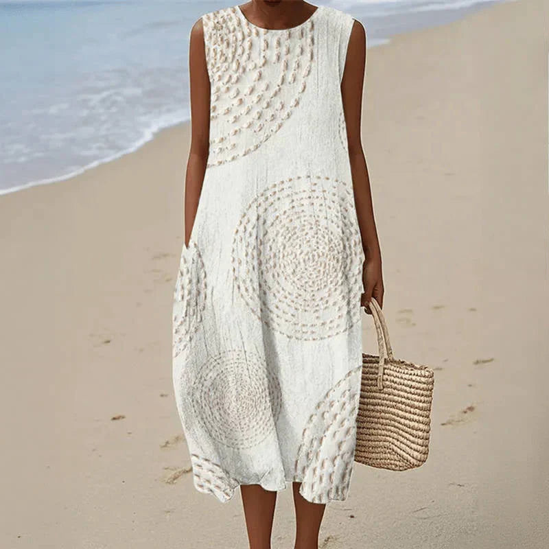 Luna | Bright White Summer Dress