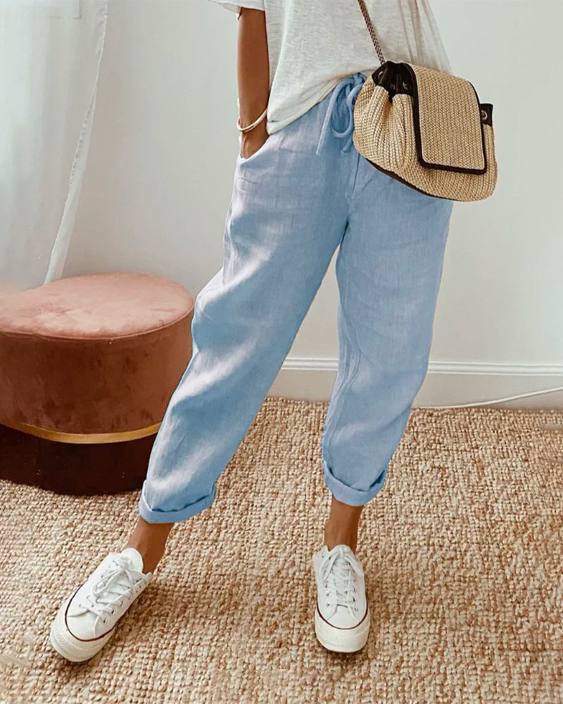 Kathy | Elegant Linnen Pants