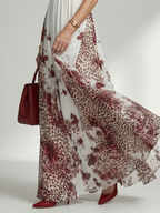 Orlune | Pleated White Maxi Dress