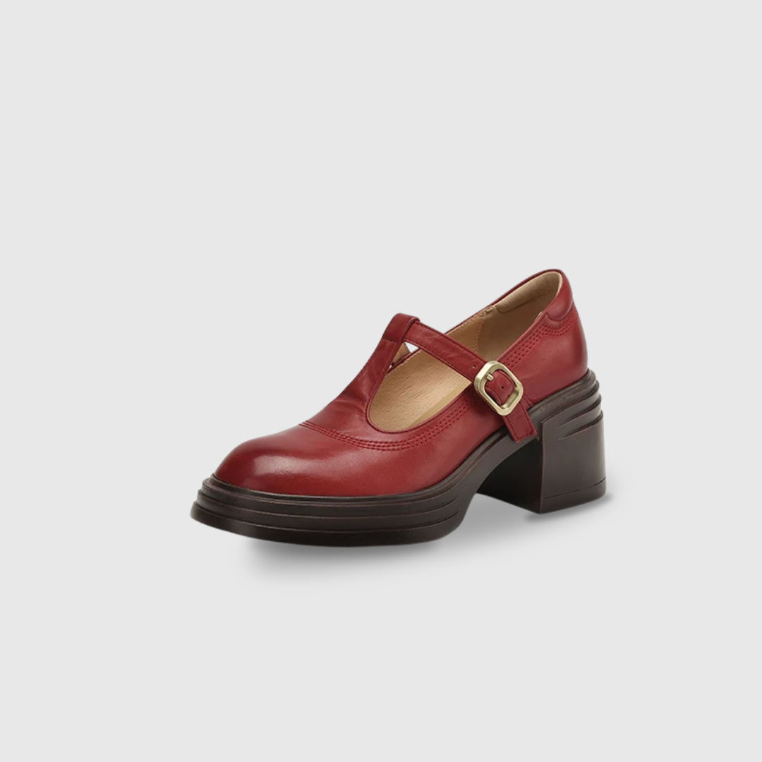 Anne | Orthopedic Heels with Thick Sole