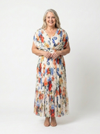 Savannah | Floral Pleated Midi
