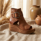 Celeste™ — Modern Open Wedge Ankle Boots