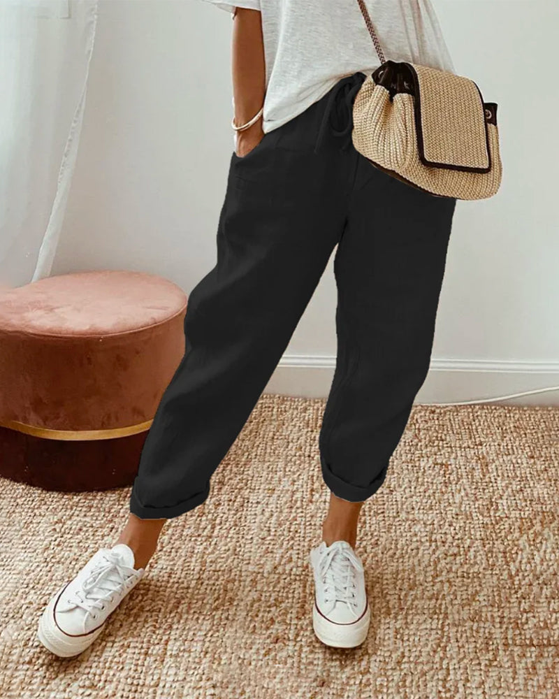 Kathy | Elegant Linnen Pants