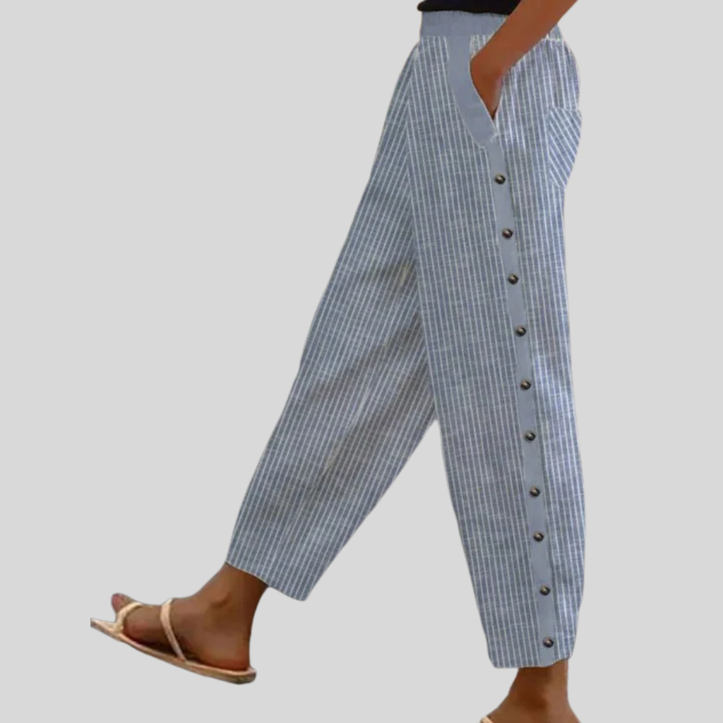 Linaya | Comfort Button Pants