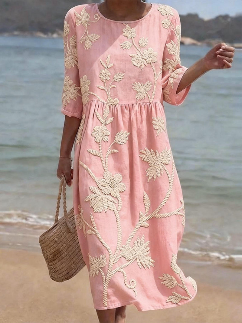 Donna | Casual women's dress with floral print.