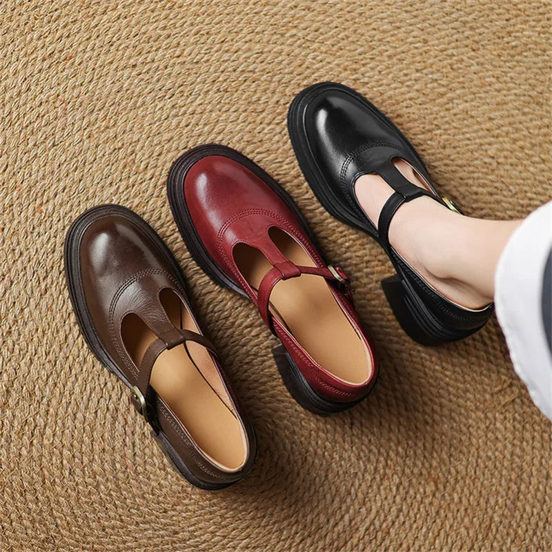 Anne | Orthopedic Heels with Thick Sole