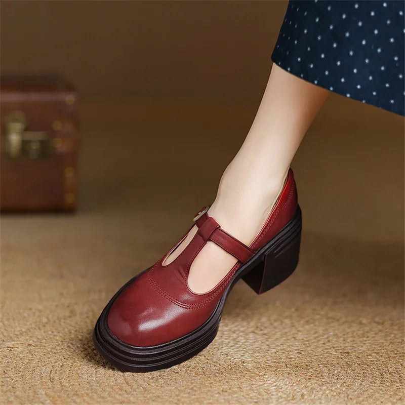 Anne | Orthopedic Heels with Thick Sole
