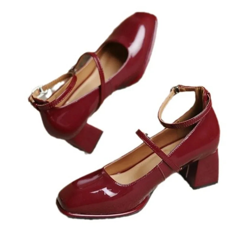 Margaret | Orthopedic Ankle Strap Pumps