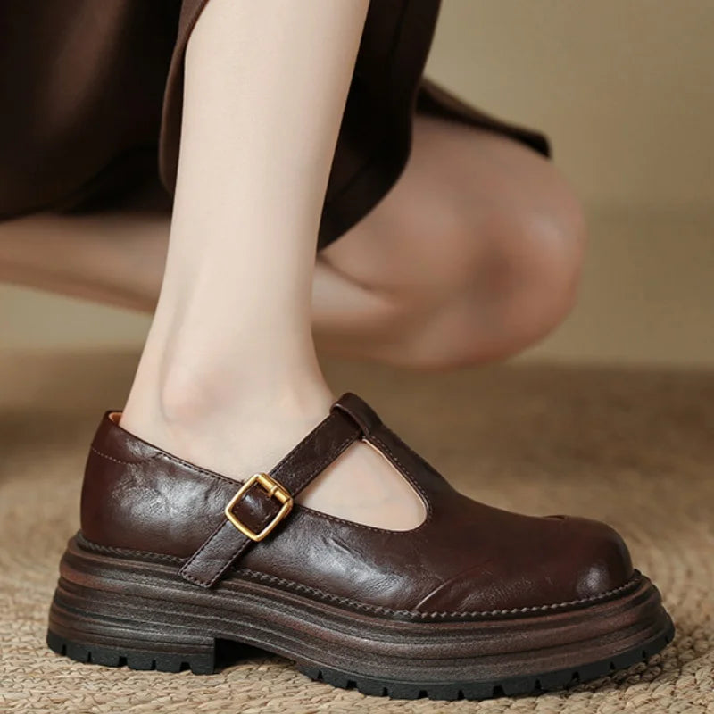Donna | Orthopedic Shoes with T-Bar Strap