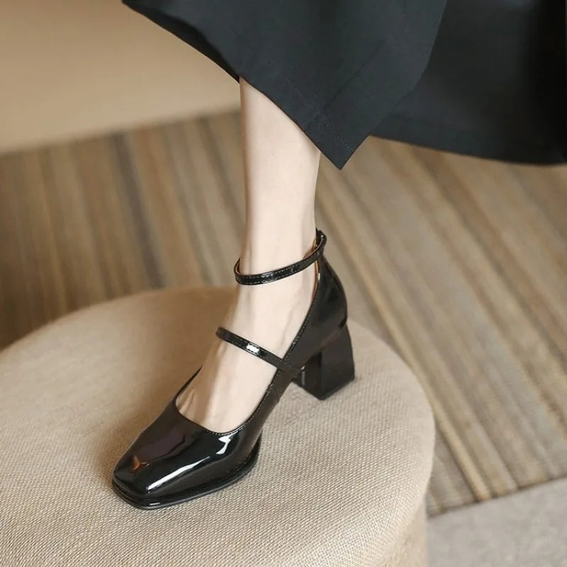 Margaret | Orthopedic Ankle Strap Pumps