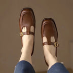 Olivia | Orthopedic T-Strap Shoes