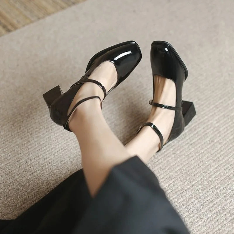 Margaret | Orthopedic Ankle Strap Pumps