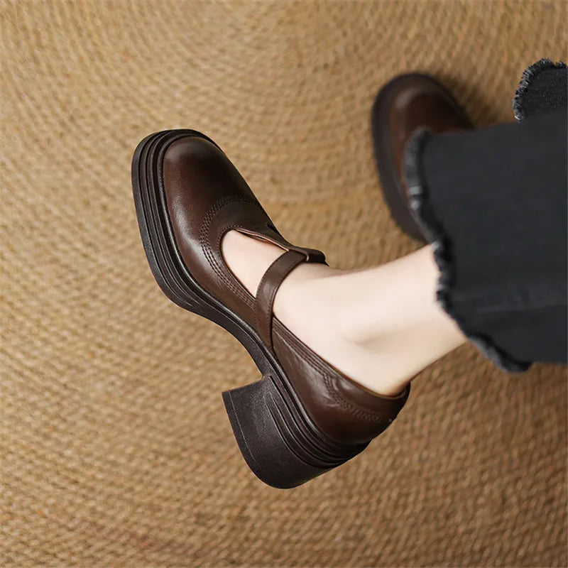 Anne | Orthopedic Heels with Thick Sole