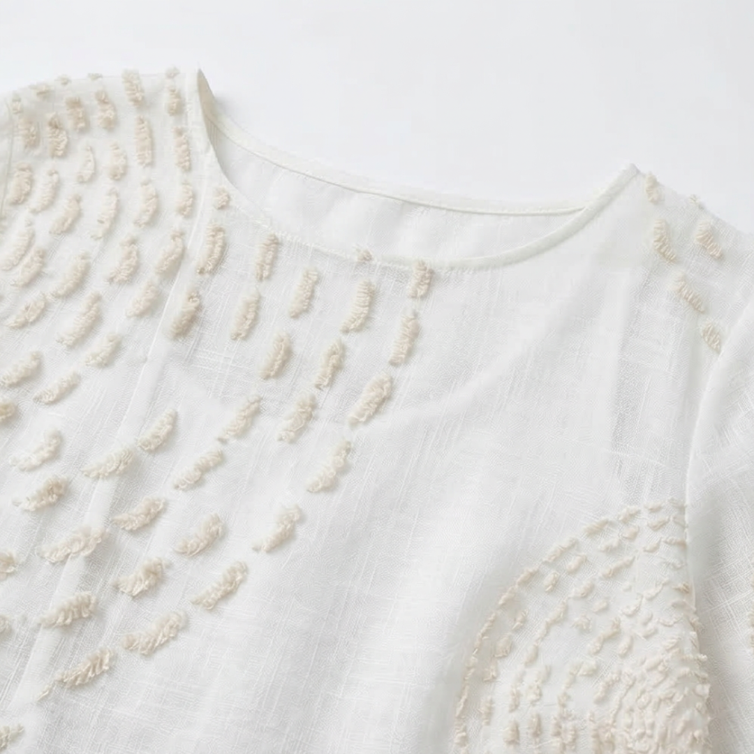 Karen | Embroidered casual women's dress.
