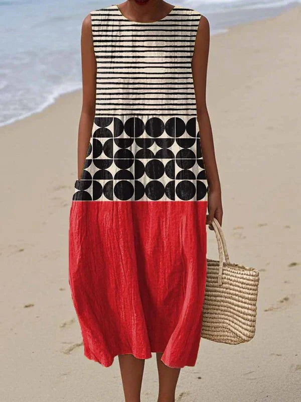 Jane | Lightweight Summer Dress without Sleeves