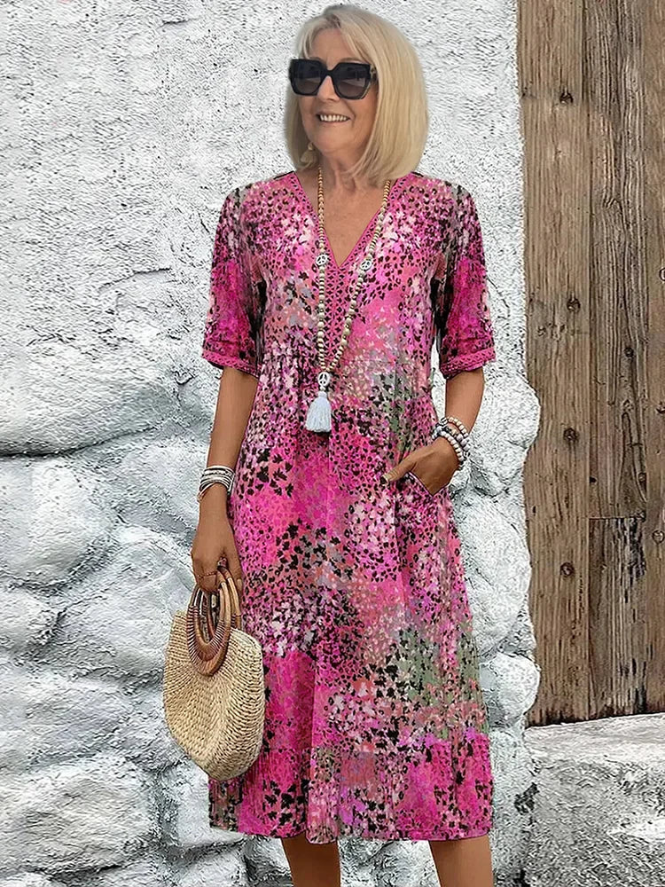 Karen | Light Dress with V-Neck