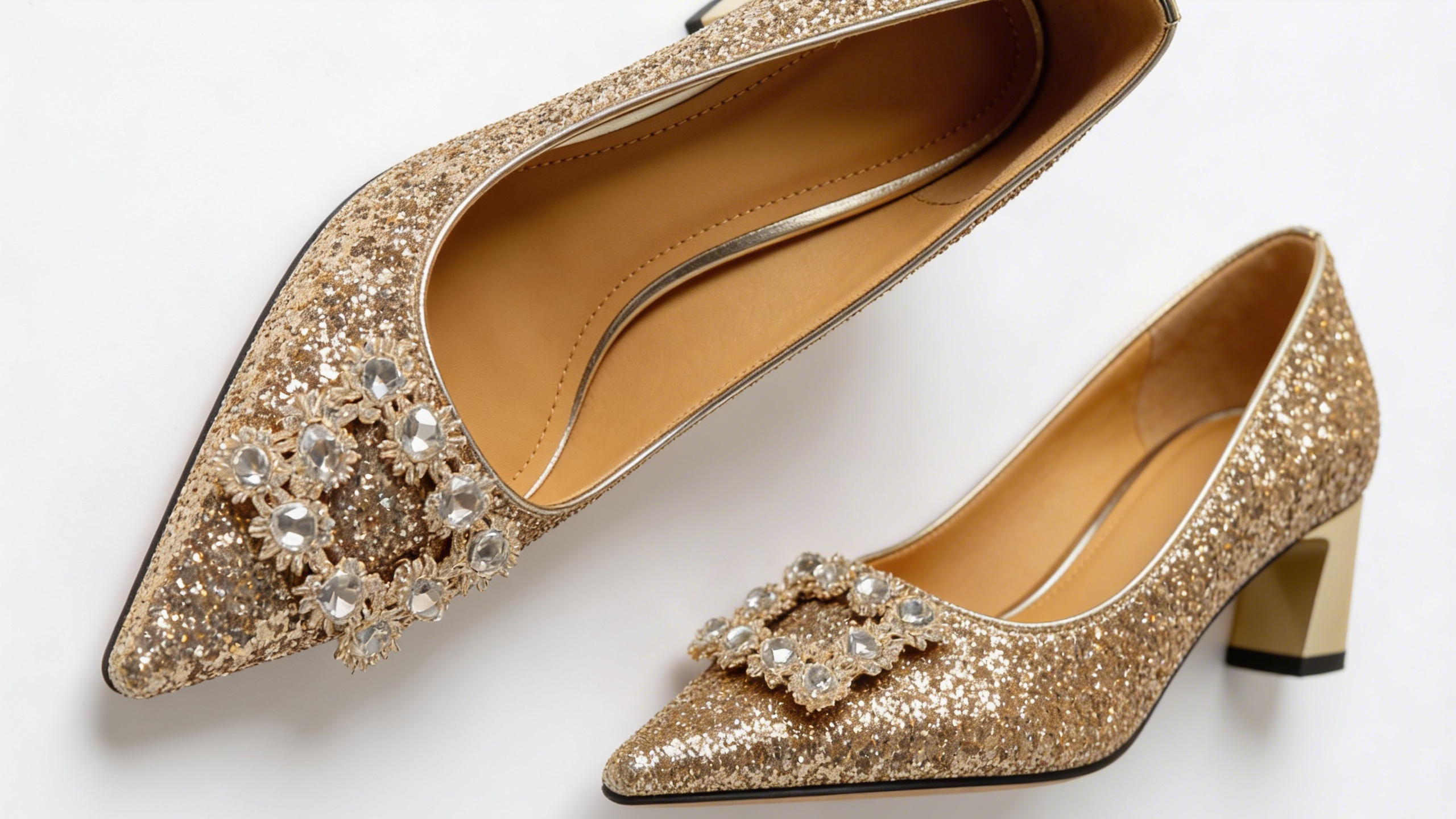 Lauren | Orthopedic Glitter Pumps