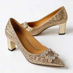 Lauren | Orthopedic Glitter Pumps