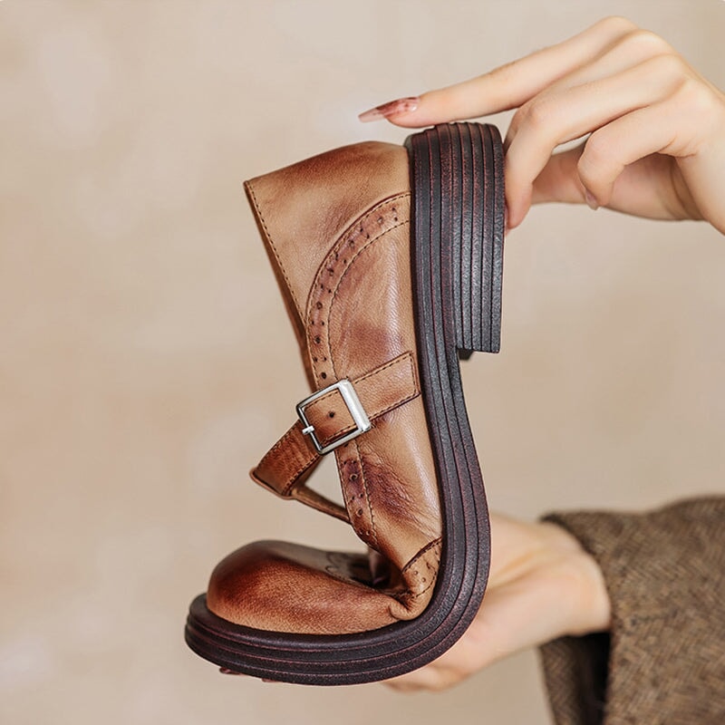 Stephanie | Orthopedic Leather Elegance