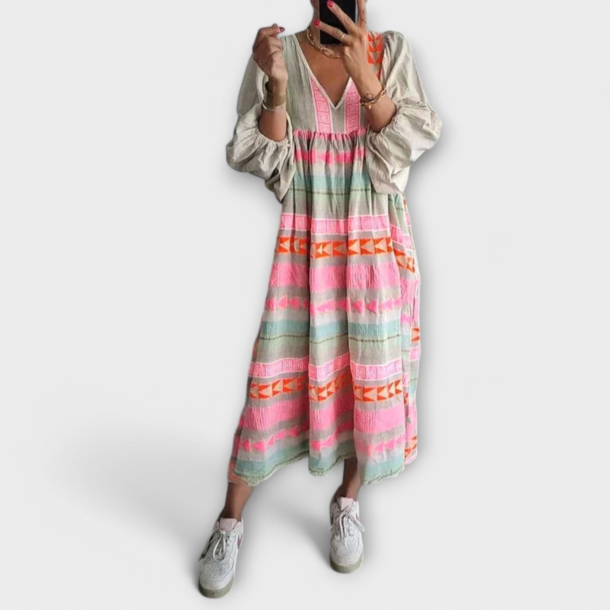 Dana™ | Colorful A-line Dress